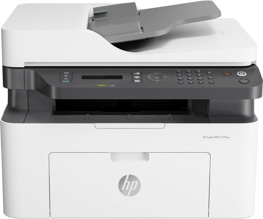 Multifuncion Hp Laser Monocromo Laserjet Mfp 137fnw Fax -  A4 -  20ppm -  128mb -  Usb -  Red -  Wifi