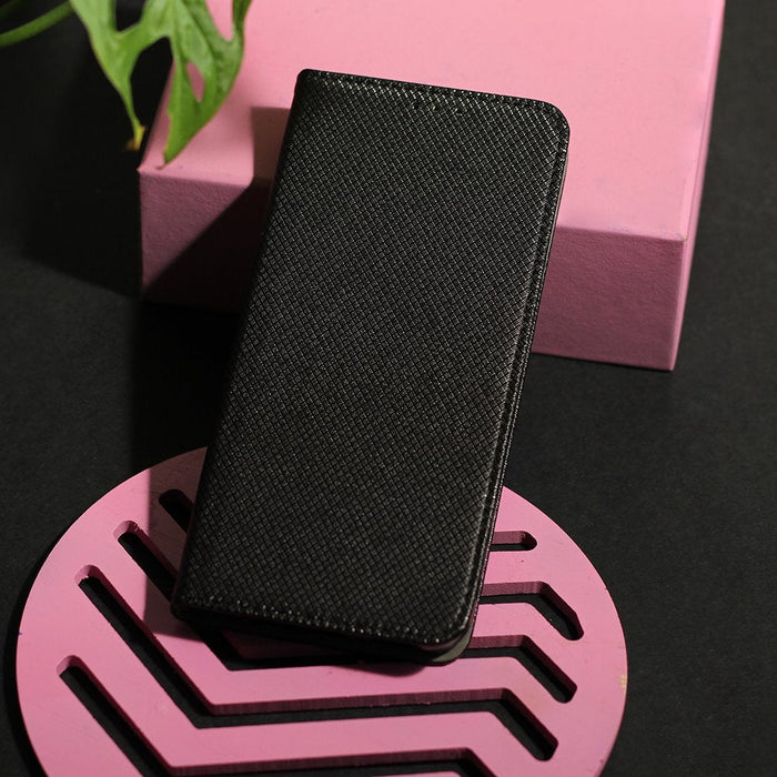 Funda Tipo Libro Con Soporte Magnética Negro Compatible Oppo A16s / A54s - Jaym® **