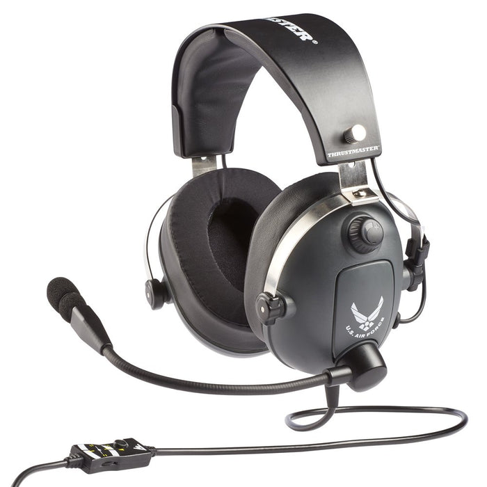 EAN 3362934002695 - Thrustmaster T.Flight U.S. Air Force Auriculares Alámbrico Diadema Aviación/Control de tráfico aéreo Negr imagen 1