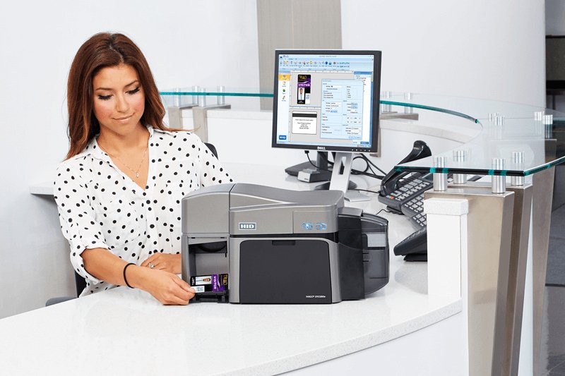 Fargo  - Dtc1250e - Single  Sided Printer With Usb