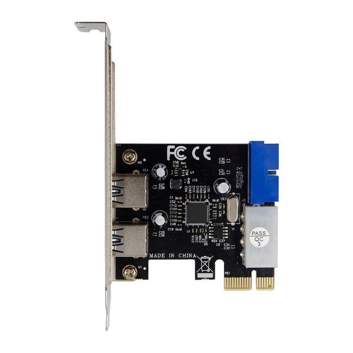 Inline® 2+2ports Usb 3.2 Gen.1 Host Controller, Pcie, W/Sata Power + Lp Bracket