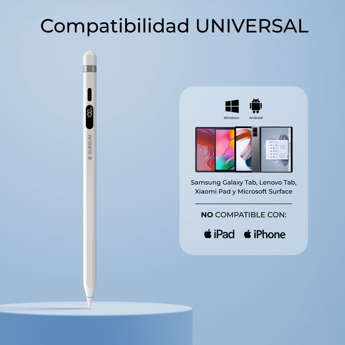 EAN 8436586743826 - SUBBLIM SUBPEN-UN0001 lápiz digital 70 g Blanco imagen 17