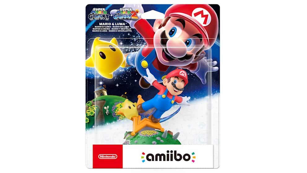 Figura De Juguete Nintendo Amiibo Mario & Luma 10017799