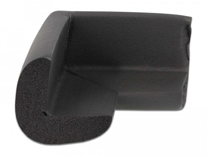 Delock Protector De Bordes De Espuma Autoadhesivo 56 X 56 X 33 Mm Negro