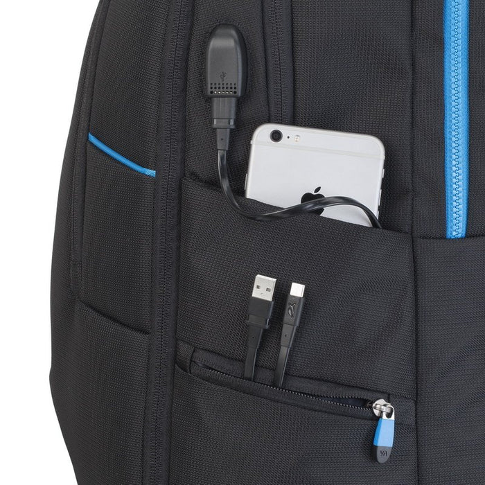 EAN 4260403573198 - Rivacase 7860 43,9 cm (17.3") Funda tipo mochila Negro, Azul imagen 9