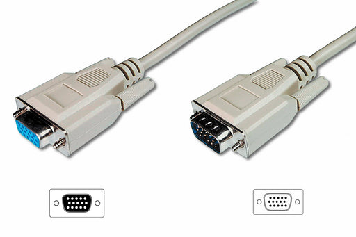 EAN 4016032286776 - Digitus AK-310200-050-E cable VGA 5 m VGA (D-Sub) Beige imagen 1
