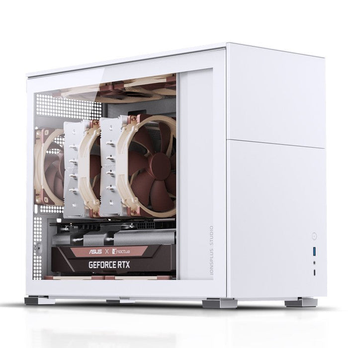 Jonsbo D31 Micro-Atx Gehäuse, Temperojo Glass - Blanco