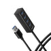 EAN 8595247906212 - Axagon HUE-M1AL hub de interfaz USB 3.2 Gen 1 (3.1 Gen 1) Type-A 5000 Mbit/s Negro imagen 1