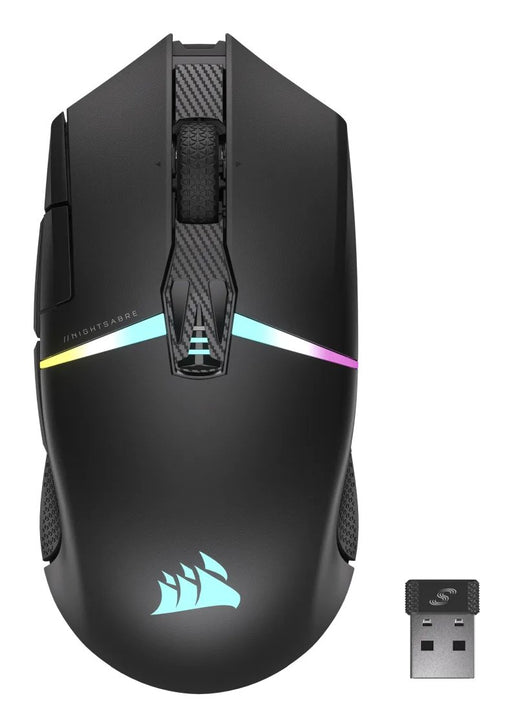 EAN 0840006649519 - Corsair CH-931B011-EU ratón Juego mano derecha RF Wireless + Bluetooth Óptico 26000 DPI imagen 1
