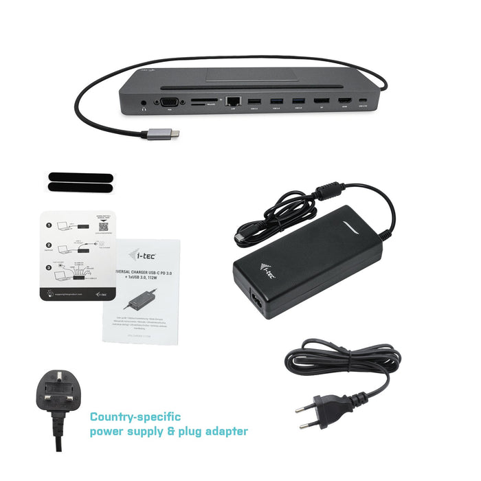 EAN 8595611703812 - i-tec Metal C31FLATPRO112W base para portátil y replicador de puertos Alámbrico USB 3.2 Gen 1 (3.1 Gen 1) imagen 10