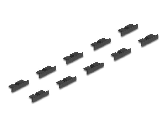 Delock Protección Contra El Polvo Para Usb 3.0 Typ Micro-B Hembra Ohne Griff 10 Piezas Negro