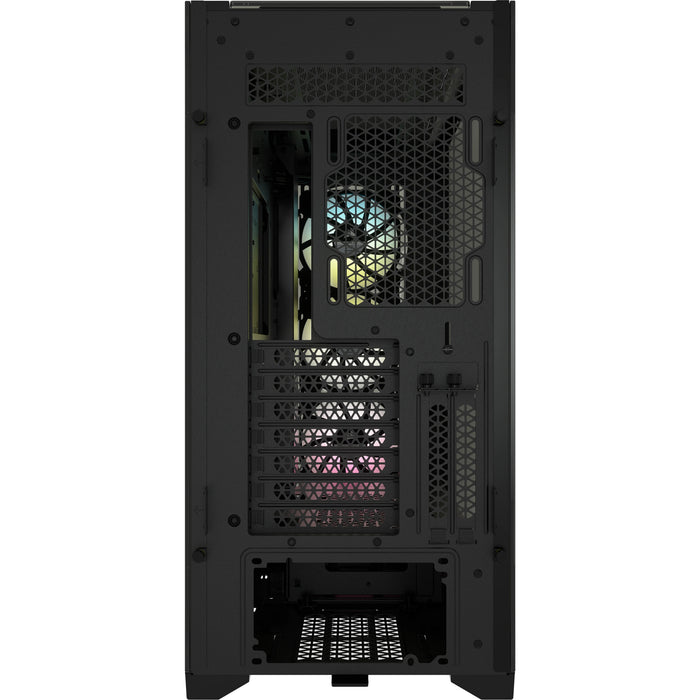Caja Pc Corsair Icue 5000x Cristal Templado Negra