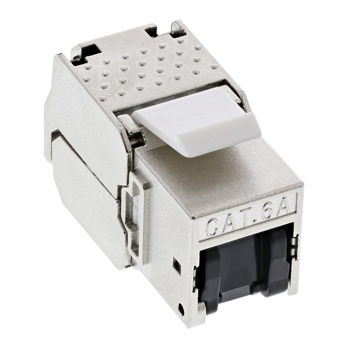 Módulo Inline Rj45 Keystone Jack Snap-In Cat.6a, Con Cubierta Antipolvo