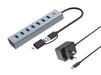 EAN 4015867238318 - Conceptronic HUBBIES21GP hub de interfaz USB 3.2 Gen 1 (3.1 Gen 1) Type-A 5000 Mbit/s Gris imagen 1