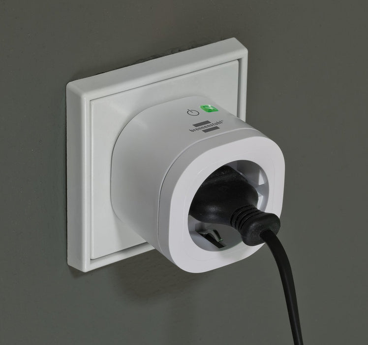 EAN 4007123692880 - Brennenstuhl enchufe inteligente 3680 W Hogar Blanco, Gris imagen 4