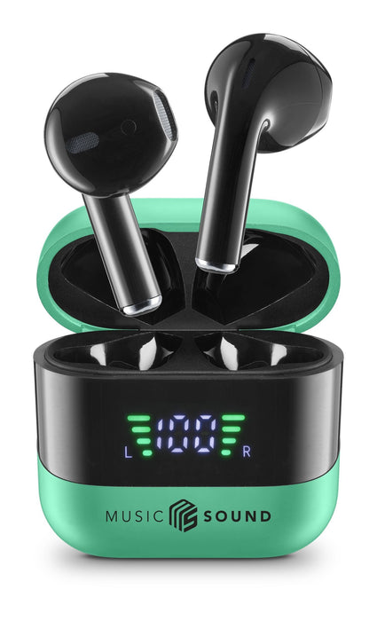 EAN 8018080488641 - Music Sound 8018080488641 Auriculares True Wireless Stereo (TWS) Dentro de oído Llamadas/Música Bluetooth imagen 1