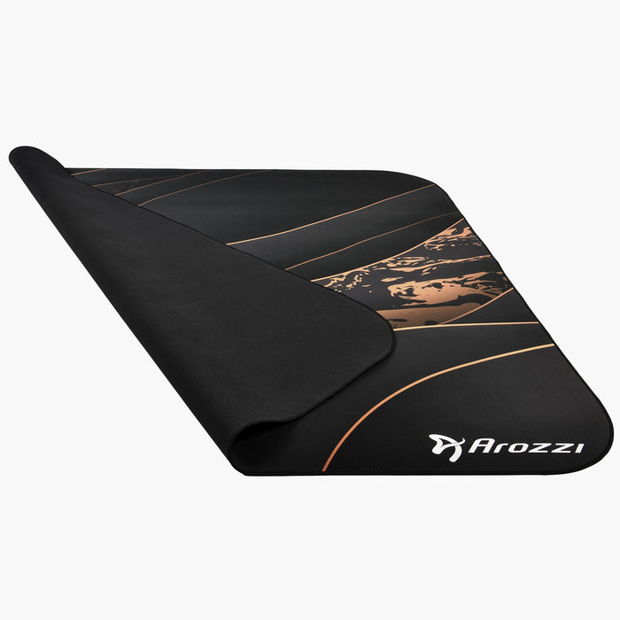 EAN 0850047390882 - Arozzi Zona Round Floor Pad Negro, Oro Microfibra, Caucho imagen 5