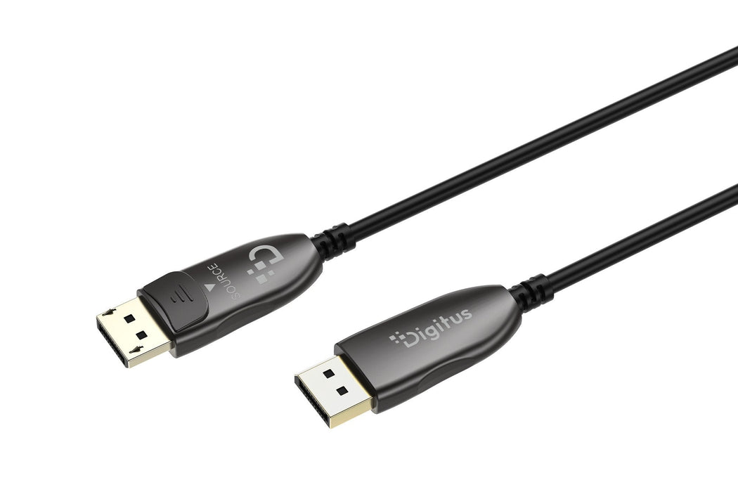 Digitus Displayport Aoc Hybrid Cable De Fibra Óptica, Uhd 8k,80m