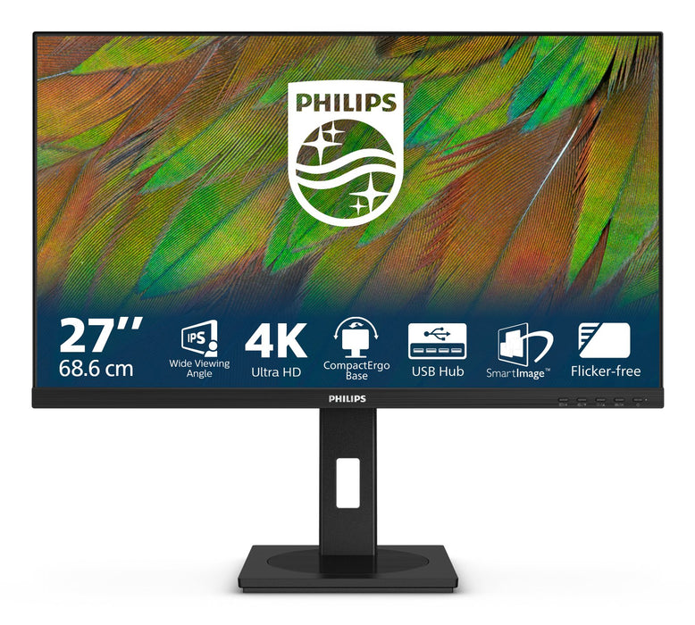 EAN 8721038000269 - Philips 3000 series 27B1N3800/00 pantalla para PC 68,6 cm (27") 3840 x 2160 Pixeles 4K Ultra HD LCD Negro imagen 3