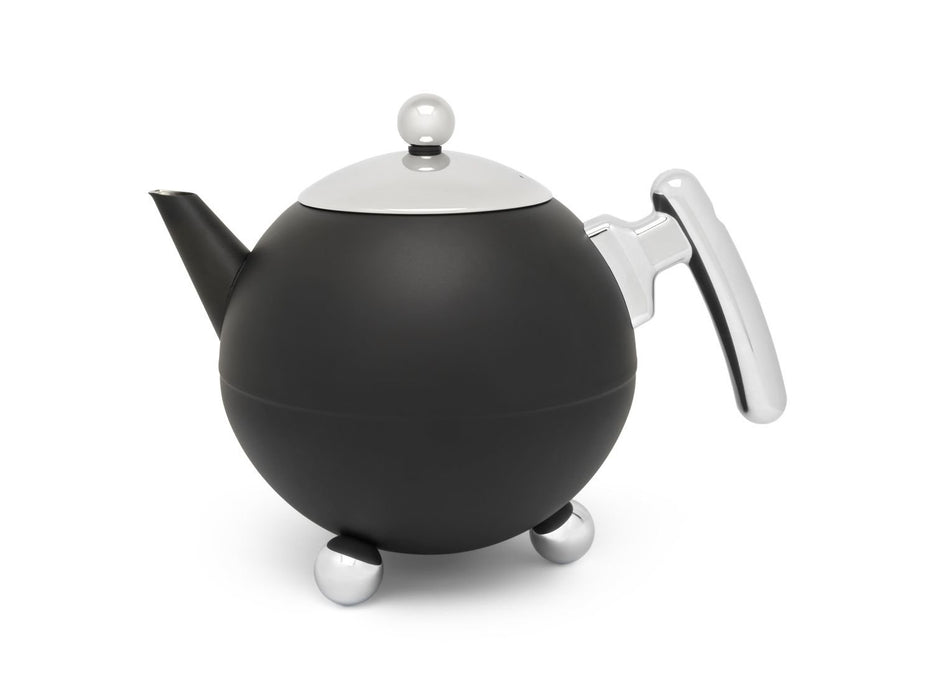 EAN 8720052002464 - Bredemeijer Bella Ronde Un sola tetera 1200 ml Negro, Cromo imagen 1