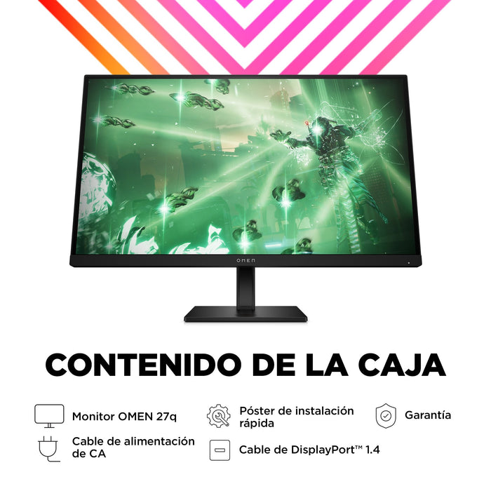 EAN 0197029616654 - OMEN by HP 27 inch QHD 165Hz Gaming Monitor - OMEN 27q pantalla para PC 68,6 cm (27") 2560 x 1440 Pixeles imagen 9
