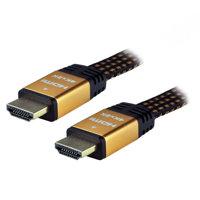 Câble Plat Tressé Hdmi - Macho / Macho - 3m