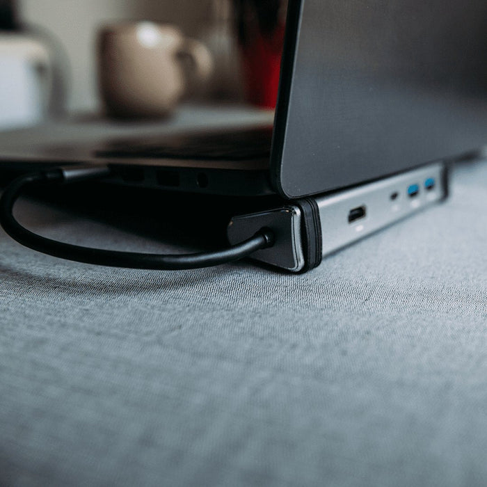 Hub 4 Puertos Usb-C Gris Canyon
