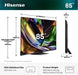 EAN 6942351436944 - Hisense 85UR8DS 2,16 m (85") 4K Ultra HD Smart TV Wifi Negro imagen 3