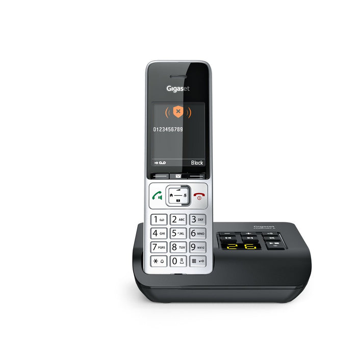EAN 4250366866628 - Gigaset COMFORT 500A Teléfono DECT/analógico Identificador de llamadas Negro, Plata imagen 6