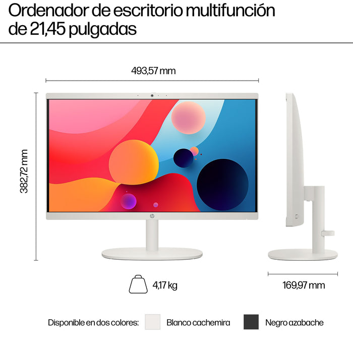 EAN 0198122953929 - HP 22-dg0025ns Intel® N N100 54,5 cm (21.4") 1920 x 1080 Pixeles PC todo en uno 8 GB DDR5-SDRAM 256 GB SS imagen 6