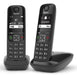 EAN 4250366854953 - Gigaset AS690 Duo Teléfono DECT/analógico Identificador de llamadas Negro imagen 1