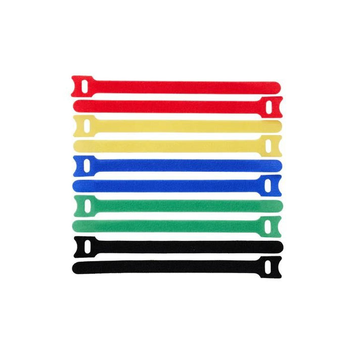 EAN 5715063184639 - Lanview LVT-CABLESTRAPS2012-10MULTI presilla Bridas adherentes para cables Polipropileno (PP) Multicolor  imagen 1