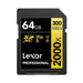 EAN 0843367120857 - Lexar Professional 2000x 64 GB SDHC UHS-II Clase 10 imagen 1