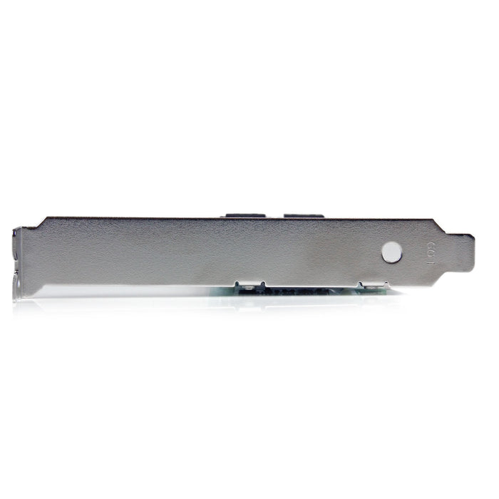 Startech.Com Tarjeta Adaptador Controladora Pci Express Pci-E Sata 3 Iii 6gbps Raid 4 Puertos Internos Con Almacenamiento Hyperduo Controlador De Almacenamiento (Raid) 4 Canal Sata 6gb/S Perfil Bajo Raid 0 1 10 Jbod Pcie 2.0 X2 Para P/N: