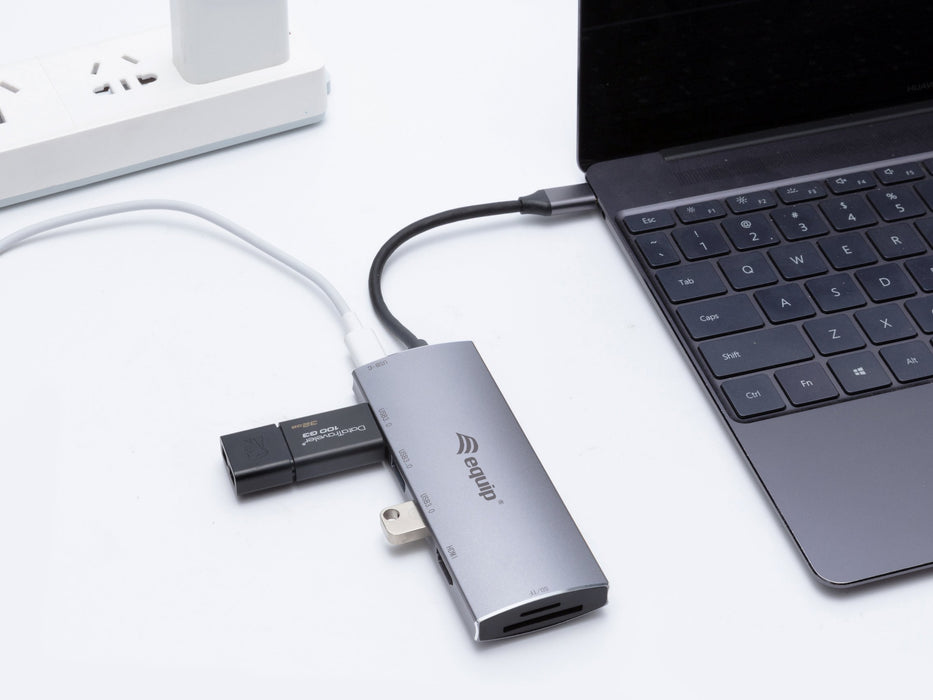 EAN 4015867225608 - Equip 133482 base para portátil y replicador de puertos USB 3.2 Gen 1 (3.1 Gen 1) Type-C Plata imagen 6