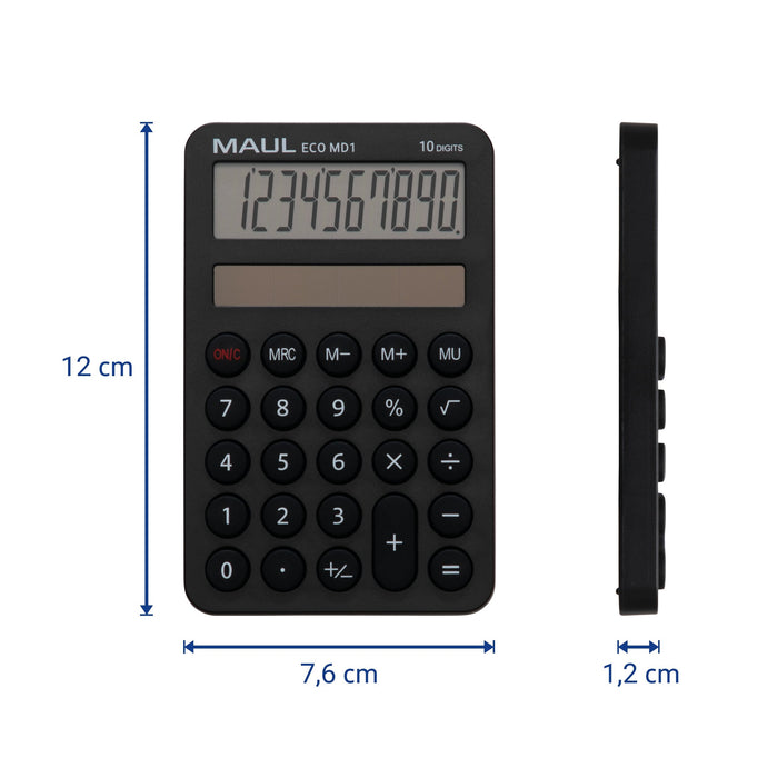 EAN 4002390092739 - MAUL ECO MD1 calculadora Bolsillo Calculadora básica Negro imagen 5
