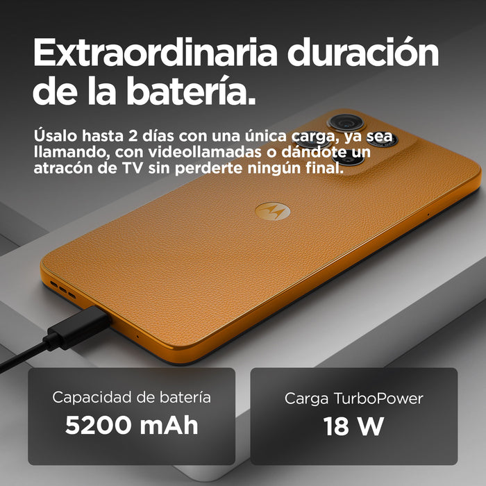 EAN 0840023283253 - Motorola moto g15 17,1 cm (6.72") SIM doble Android 15 4G USB Tipo C 8 GB 128 GB 5200 mAh Naranja imagen 8