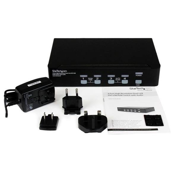 EAN 0065030831369 - StarTech.com SV431DVIUAHR interruptor KVM Negro imagen 4