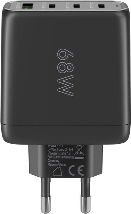 EAN 4040849648199 - Goobay 64819 cargador de dispositivo móvil Auriculares, Portátil, Smartphone Negro Corriente alterna Carg imagen 3