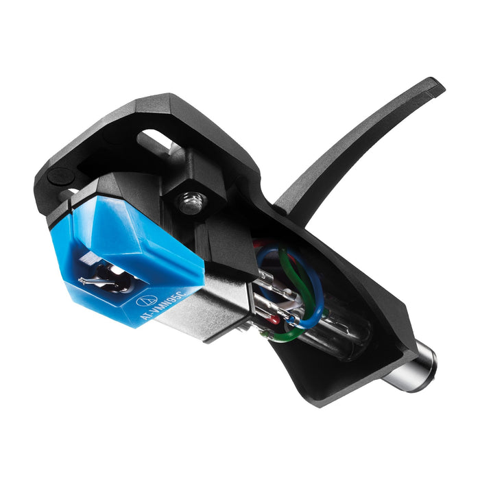 Audio Technica At-Vm95c/H, Tonabnehmer Negro/Azul