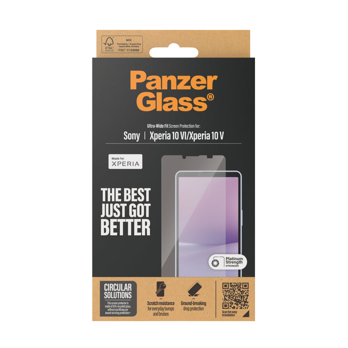 EAN 5715685000355 - PanzerGlass ® Screen Protector Sony Xperia 10 VI | 10 V | Ultra-Wide Fit Protector de pantalla 1 pieza(s) imagen 3