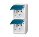 EAN 4011395993347 - Busch-Jaeger 2084-0-0701 toma de corriente CEE 7/3 Azul, Blanco imagen 1