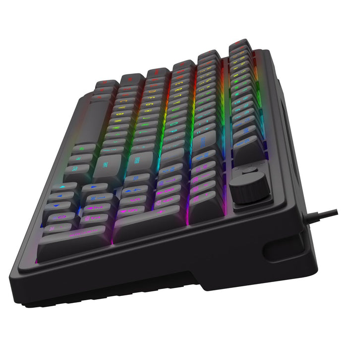 Savio Galaxis Teclado Juego Usb Qwerty Inglés De Ee. Uu. Negro