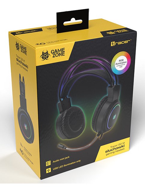 EAN 5907512874882 - Tracer GZ X1 Auriculares Alámbrico Diadema Juego USB tipo A Negro imagen 2