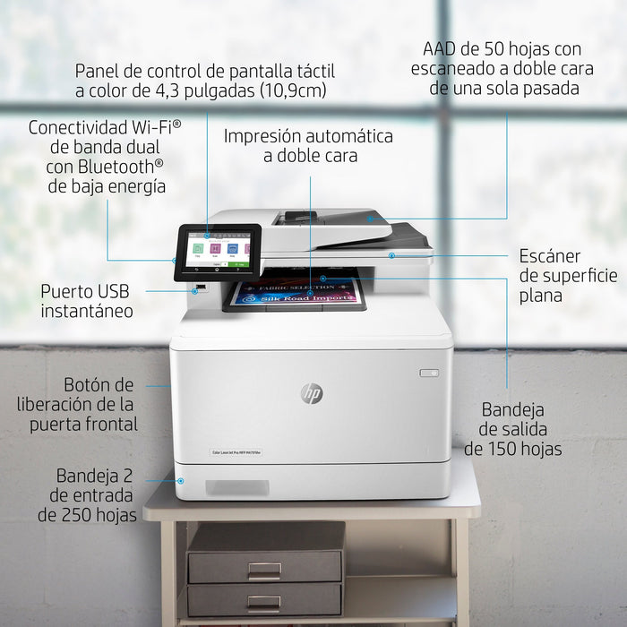 EAN 0192018996687 - HP Color LaserJet Pro MFP M479fnw Laser A4 600 x 600 DPI 27 ppm Wifi imagen 18