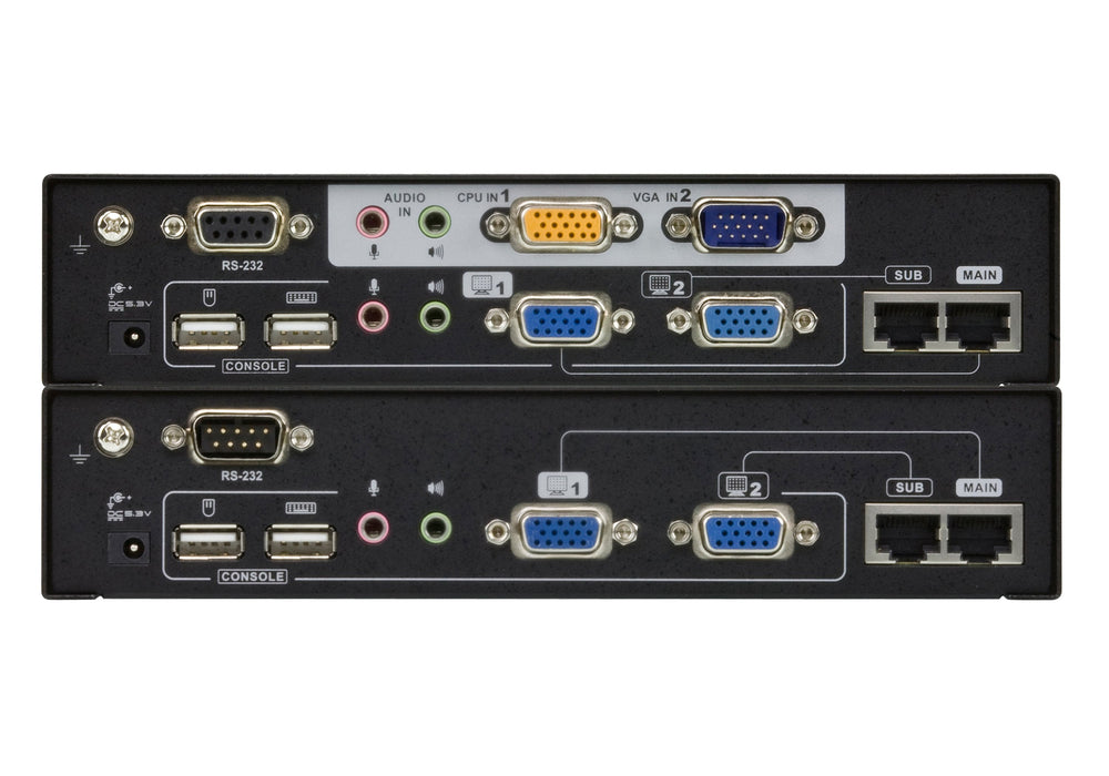 Aten Ce775 Usb Vga Dual View Kvm Extender