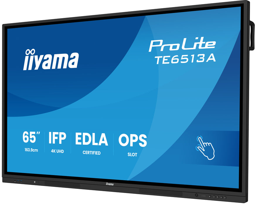EAN 4948570128112 - iiyama TE6513A-B3AG pantalla de señalización Panel plano interactivo 163,8 cm (64.5") LCD Wifi 500 cd / m imagen 3