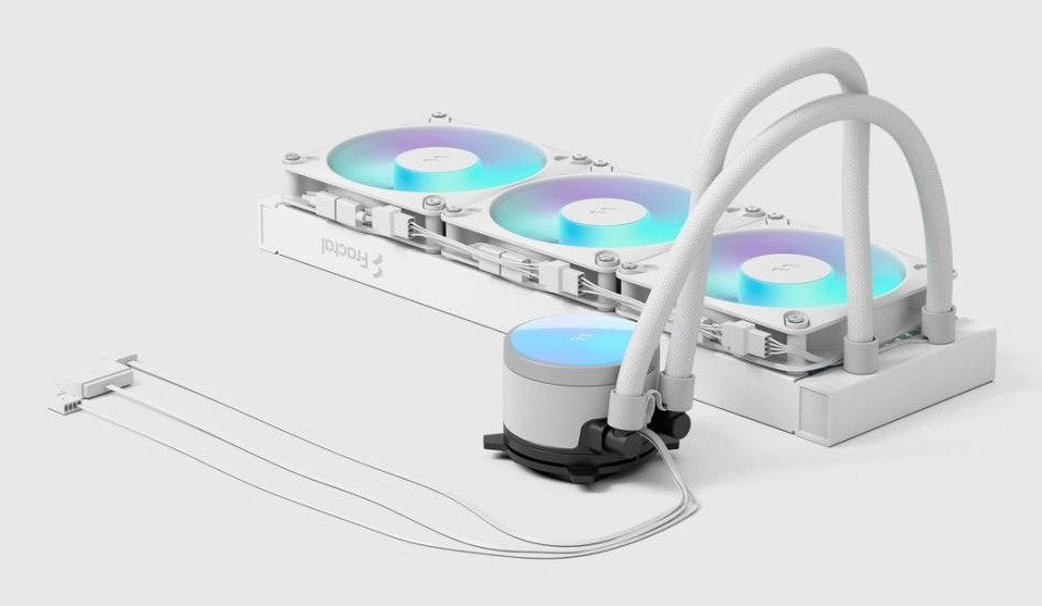 EAN 7340172714705 - Fractal Design Radius 360 RGB White Procesador Sistema de refrigeración líquida todo en uno 12 cm Blanco  imagen 6