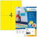 EAN 4008705043960 - HERMA 4396 etiqueta de impresora Amarillo Etiqueta para impresora autoadhesiva imagen 1
