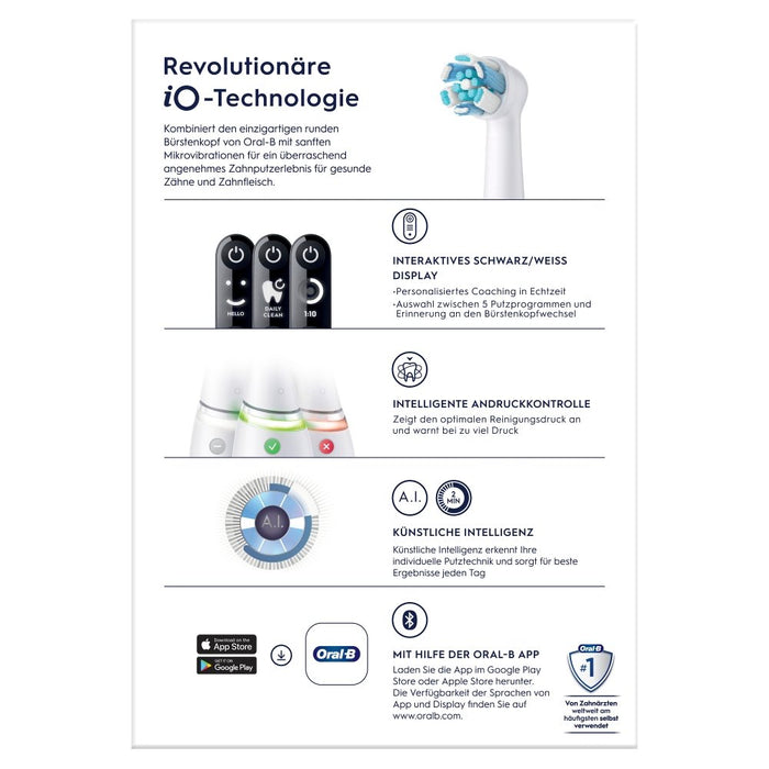 EAN 4210201445234 - Oral-B 445234 cepillo eléctrico para dientes Adulto Cepillo dental vibratorio Blanco imagen 3